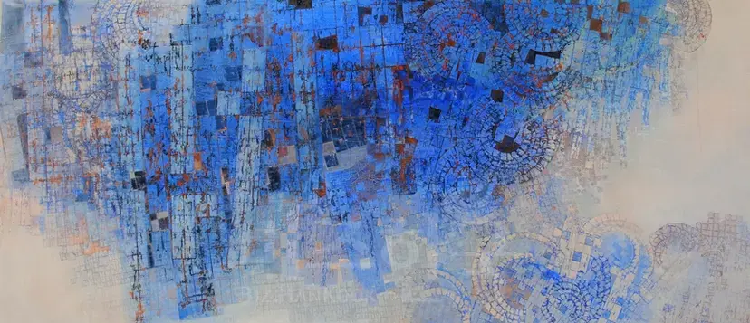 Flashback(2015), 116.7x72.7cm, Mixed Media.