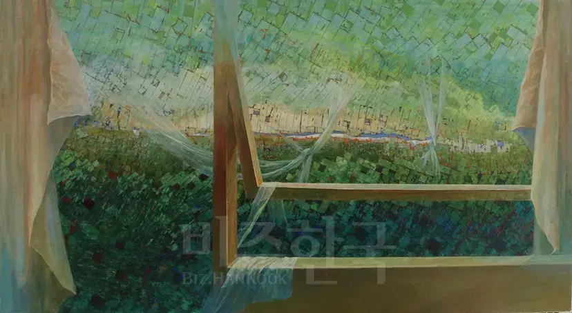Crosses(2014), 90.3x50cm, Mixed Media.