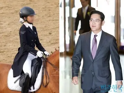 삼성전자가 최순실 씨의 딸 정유라 씨(왼쪽)만을 돕기 위해 수십억 원을 최 씨 소유 회사에 건넨 의혹을 검찰이 수사 중이다. 오른쪽은 이재용 삼성전자 부회장. 사진=비즈한국DB