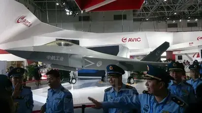 FC-31의 실물은 이번에 공개되지 않았지만 많은 주목을 받았다. 사진=chuansong.me