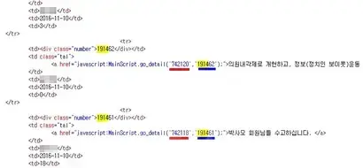 IT전문가가 청와대 홈페이지를 분석한 결과 자유게시판을 포함한 전체 게시글은 74만여 건, 노출 게시글은 19만여 건이었다. 사진은 전체 게시글 고유번호가 742118에서 742119를 거쳐 742120으로 이어져야 하나, 742119이 빠져있다. 이는 742119번째 게시글이 삭제됐음을 의미한다.