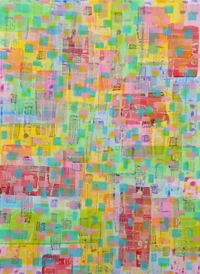 Whispering Light 15009(2016), 54​x73​cm, 캔버스에 아크릴.