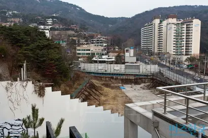 주식회사 신세계 소유 평창동 땅 전경. 사진=최준필 기자