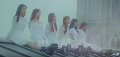 에이핑크는 전형적인 걸그룹이다. 사진=원더케이 유튜브 캡처