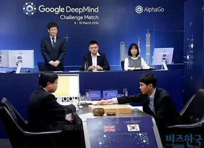 바둑은 거의 무한한 경우의 수에서 한 점을 골라내기 때문에 인공지능 분야에서도 완성하기 어려운 기술로 꼽혔다. 알파고는 머신러닝의 정체를 쉽게 알려준 사례다. 사진=구글 제공