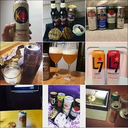 많은 직장인은 업무에 지장을 주지 않으면서 부담없이 하루의 고단함을 풀고자 편의점에 들러 맥주와 안주를 구매한다. 사진=인스타그램 캡처