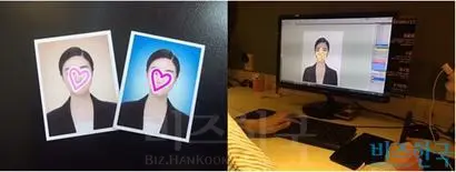 무보정본을 보았을 때의 당혹감과 포토샵 신의 손에서 재탄생한 수정본을 보았을 때의 당혹감, 사진=이상은