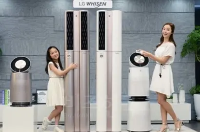 LG전자는 올해도 듀얼 휘센을 베이스로 인공지능 기능을 더한 제품을 선보였다. 사진=LG전자 제공
