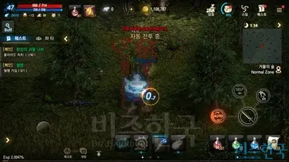 레벨이 47에 이르자 게임에서 흥미를 잃었다. 사진=리니지M 게임화면 캡처
