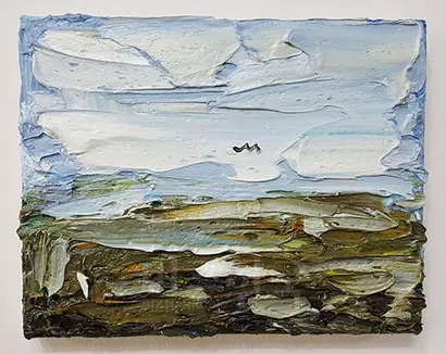 새벽안개: 19x24cm, 캔버스에 유화, 2015년