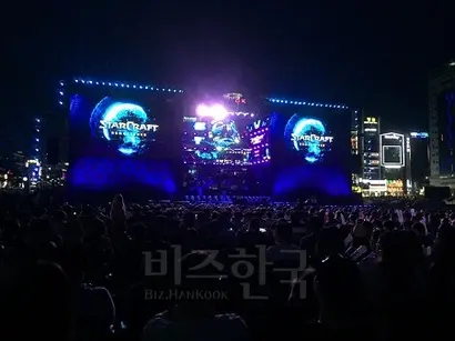 지난 7월 30일 부산 광안리에서 열린 ‘GG투게더’ 행사. 사진=스타크래프트: 리마스터 페이스북