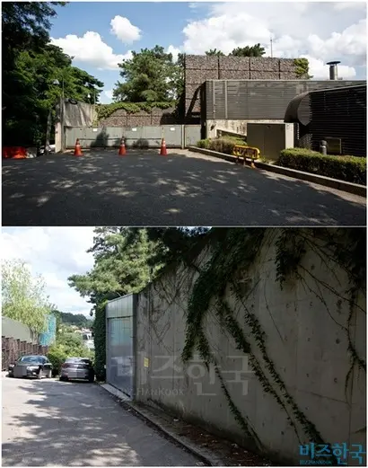 홍라희 전 삼성미술관 리움 관장이 삼성문화재단에 매각한 부지는 외부인의 출입이 통제돼 있다. 삼성문화재단 측은 미술품의 보존 및 연구를 위해 홍 전 관장으로부터 부동산을 매입했다는 입장을 밝혔다.  사진=고성준 기자