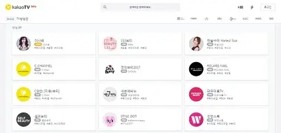 다수 크리에이터가 카카오TV를 통해 활동하고 있다. 사진=카카오TV 캡처