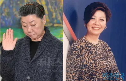이혜경 전 동양그룹 부회장(왼쪽)과 이화경 오리온그룹 부회장 자매. 사진=비즈한국DB