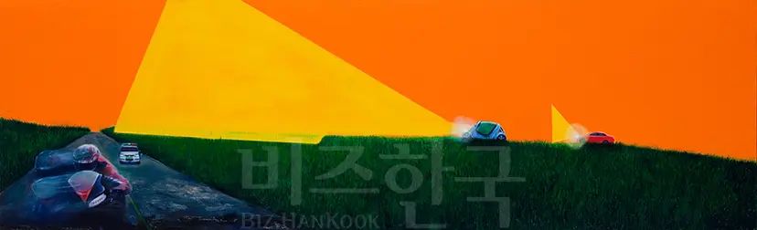 홍원석 21세기소년: 160x50cm oil on canvas 2009.