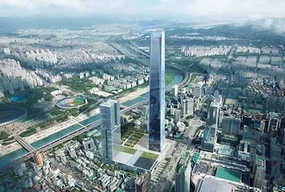 삼성동 옛 한전 부지에 지어질 현대차 본사, GBC(글로벌비즈니스센터) 조감도. 사진=현대차그룹