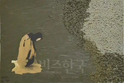 홍가혜 씨의 작품 ‘소녀의 기도’는 세월호 참사의 슬픔을 표현했다. 사진=홍가혜 제공​