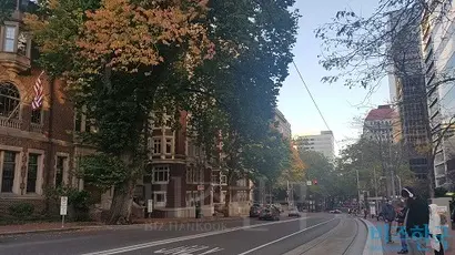 포틀랜드 다운타운의 거리. 사진=장예찬 제공