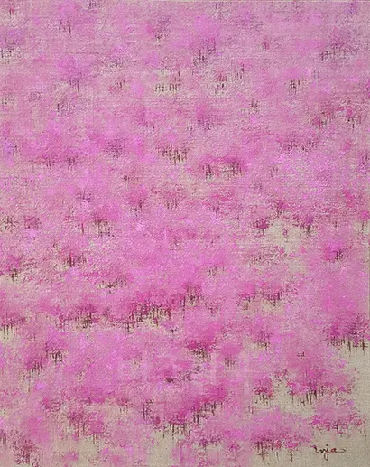진달래: 72.7x90.9cm Oil on canvas 2017