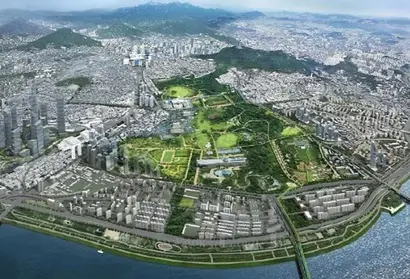 미군기지가 평택으로 이전하면서 기존 용산 미군기지 부지에 국내 최초의 국가 도시공원인 용산공원이 들어서게 된다. 2027년 완공될 예정이다. 사진=국토교통부 용산공원 페이스북