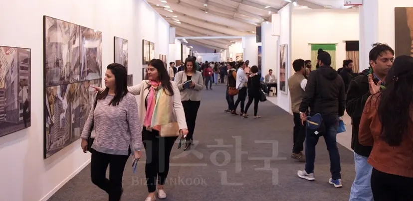 ‘인디안 아트 페어’ 전경. 사진=박소연 제공