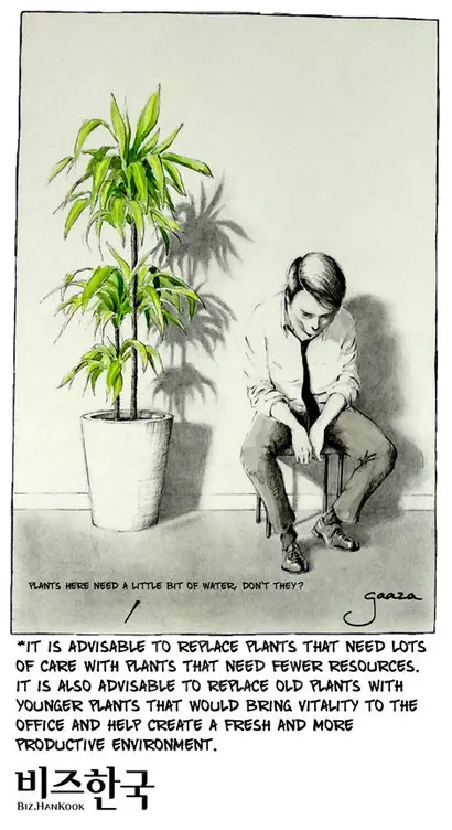 ‘Office plants’ 사진=Ezequiel Gaaza