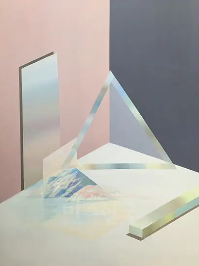 Collecting Scenes: 90.9x72.7cm Oil on canvas 2018