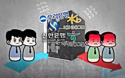 올해 대규모 신입 채용과 희망퇴직을 계획 중인 은행들이 속앓이를 하고 있다. 그래픽=이세윤 PD