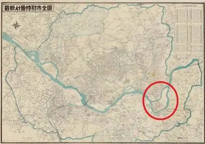 1960년의 서울 지도. 사진=신석우 제공