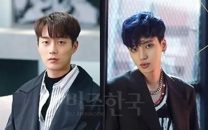 그룹 ‘하이라이트’의 윤두준과 ‘틴탑’의 니엘은 최근 데이트폭력으로 논란을 빚은 BJ 보겸의 방송 채널을 구독했다는 이유로 구설에 올랐다. 사진=각 소속사 홈페이지
