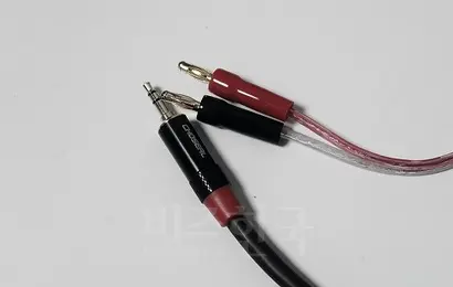 스피커 케이블과 RCA 케이블도 들어 있어서 케이블을 따로 살 필요가 없다. 케이블도 퀄리티가 좋다. 사진=김정철 제공
