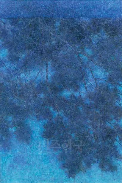 또 다른 시간: 130.0×193.9cm 한지에 채색 2017