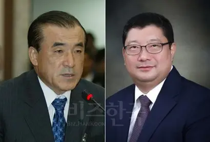 한화그룹은 이홍훈 전 대법관(왼쪽)을 컴플라이언스위원장에 앉혔고 태광그룹은 정도경영위원회 위원장으로 임수빈 전 부장검사를 선택했다. 사진=비즈한국DB