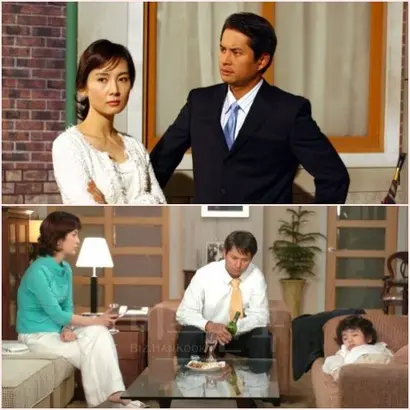 금파의 남편 진정한은 그 이름이 무색하게 후배 변호사와 1년 넘게 불륜을 저지르는데, 이를 연기한 배우가 ‘​​배신 전문 배우’​​ 이종원이어서인지 특히 더 잔혹하고 찌질하고 밉살스럽게 느껴졌다. ‘​​애정의 조건’​​은 금파와 정한, 그리고 상간녀인 백진주의 관계를 통해 외도와 이혼을 대하는 부부의 모습, 자녀가 입게 될 피해 등도 자세히 묘사했다. 사진=드라마 캡처