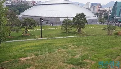 호텔신라가 문화재청에 넘긴 부지.  사진=유시혁 기자