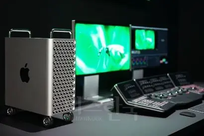 새 맥 프로가 나오기 전까지 8k 해상도 동영상은 번거로운 프록시 작업으로만 편집할 수밖에 없었다. 사진=최호섭 제공
