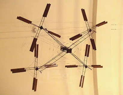 1907년 프랑스 기술자들이 개발해 비행에 성공한 최초의 로타리 윙 방식의 쿼드콥터(Quadcopter) 브레그-리쉐 자이로플레인(Breguet-Richet Gyroplane). 사진=위키미디어 코먼스
