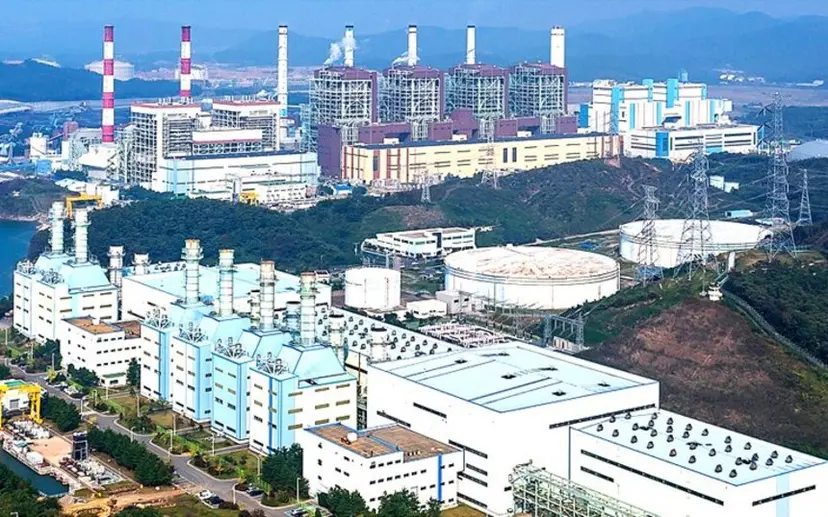보령석탄화력발전소의 전경. 사진=한국중부발전 웹사이트
