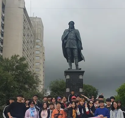 이번 탐방은 우수리스크 고려인문화센터에서 고려인을 만나고, 3·1운동 100주년을 기념해 블라디보스토크, 우수리스크, 하바로프스크를 잇는 대한민국 독립운동사의 자취를 따라가는 여정으로 채워졌다. 사진=디모데지역아동센터 제공