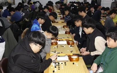 제5회 일요신문배 전국 중고생 바둑왕전이 11월 22일 서울 올댓마인드 바둑경기장에서 열렸다. 대회는 고등최강부 · 중등최강부(한국기원 연구생 포함), 고등부 갑조 · 중등부 갑조 4개 부문에서 총 152명이 참가했다. 사진= 박주성 객원기자