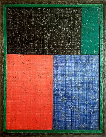 Objective Individuality No.18: 41×52cm Mixed media 2018