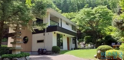 장영신 애경그룹 회장의 개인 별장 의혹을 받는 건축물. 사진=유시혁 기자