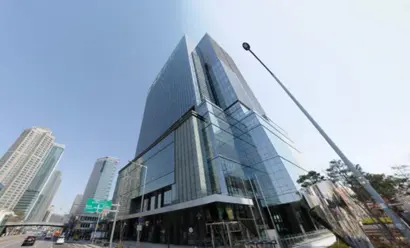 빅히트엔터테인먼트 신사옥으로 활용할 서울 용산구 용산트레이드센터. 사진=카카오맵 캡처
