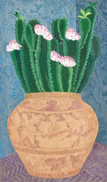 together: 50×85cm 장지에 분채, 먹 2019