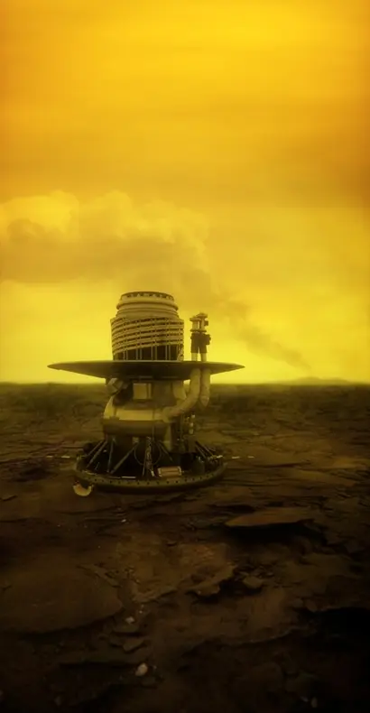 금성에 착륙한 직후 교신이 끊긴 소련의 베네라 8호 탐사선. 이미지=planetary society