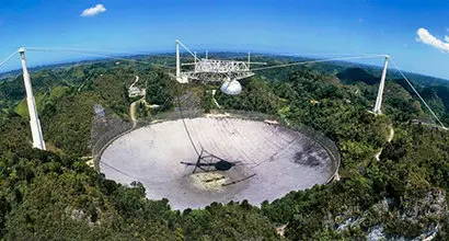 아레시보 망원경이 건재하던 모습. 사진=SETI
