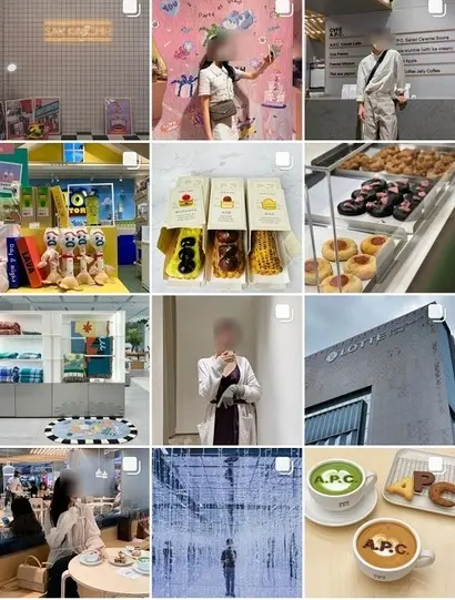 8월 20일 오픈한 롯데백화점 동탄점을 인스타그램에 검색하니 게시글이 5000개 이상 떴다. F&B, 전시, 체험, 의류 등 여러 종류의 관련 게시글에서 MZ세대의 높은 관심도를 엿볼 수 있다. 사진=인스타그램