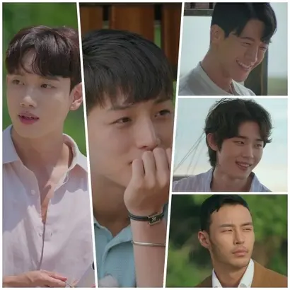 1, 2화에서 남성 출연자는 다섯 명으로, 여성 출연자보다 많게 배치해 치열한 경쟁 구도를 만든다. 요즘 MZ세대 남성들이 어떤 식으로 여성에게 어필하는지 보는 재미가 있다. 사진=넷플릭스 제공
