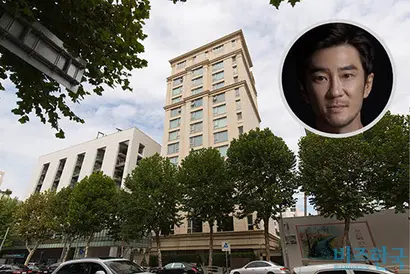 김창한 크래프톤 대표와 거주지인 삼성동 상지리츠빌카일룸 펜트하우스. 사진=비즈한국 DB