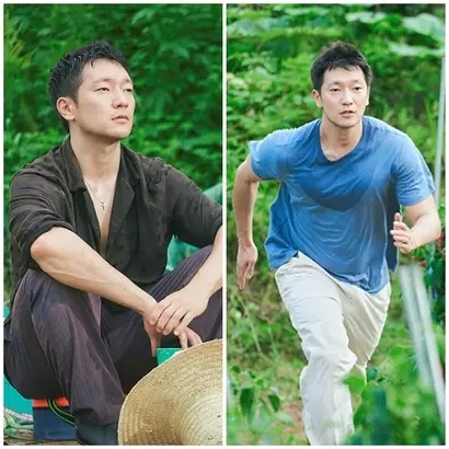 염씨네 삼남매의 아버지 염제호(천호진)의 싱크대 공사와 밭일 등 각종 허드렛일을 돕던 정체불명의 구씨. 일을 제외한 시간은 매일 소주로 연명하던 그는 미정의 ‘추앙하라’는 제의에 도약하는 새처럼 새로운 기회를 맞는다. 사진=JTBC 제공